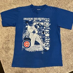 Vintage 1998 Chicago Cubs “Smashing the Record Home Run” Sammy Sosa